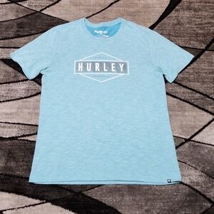 HURLEY LOGO NIKE DRI-FIT CREW-NECK TEE-SHIRT  PRICE FIRM
